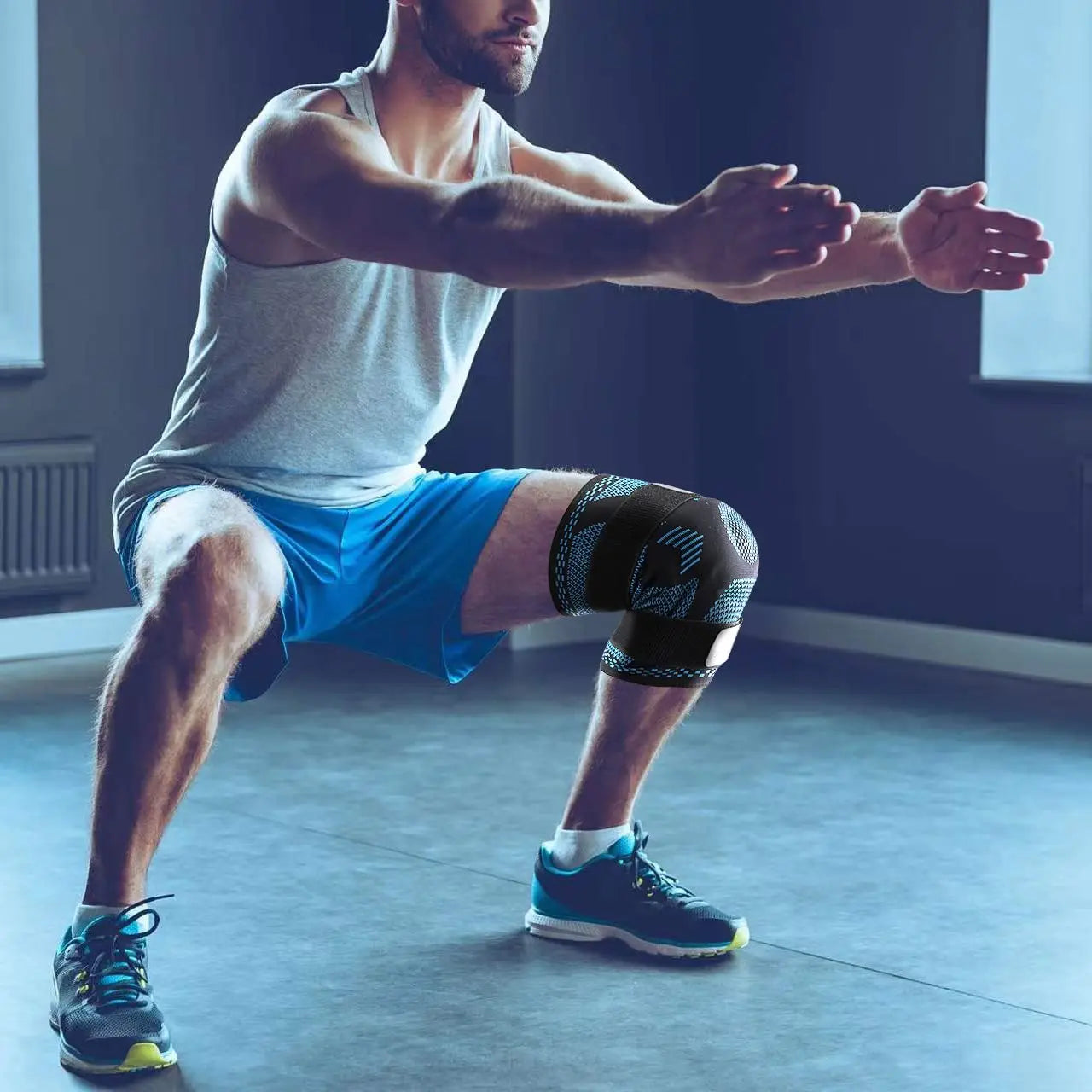Knee Brace with Patella Gel Support & Side Stabilizers — For People Who Can't Afford to Be Off Their Feet