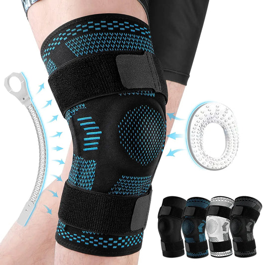 Knee Brace with Patella Gel Support & Side Stabilizers — For People Who Can't Afford to Be Off Their Feet