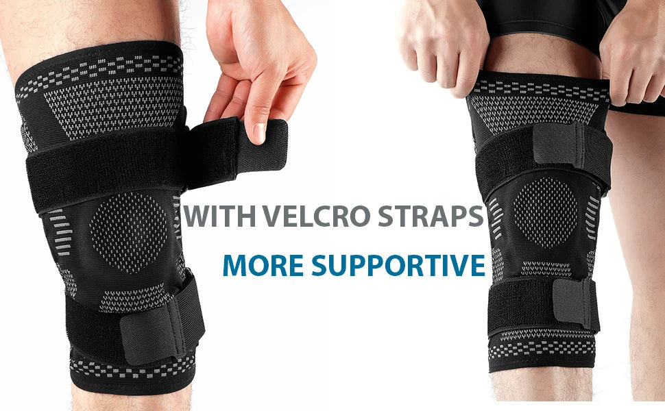 Knee Brace with Patella Gel Support & Side Stabilizers — For People Who Can't Afford to Be Off Their Feet