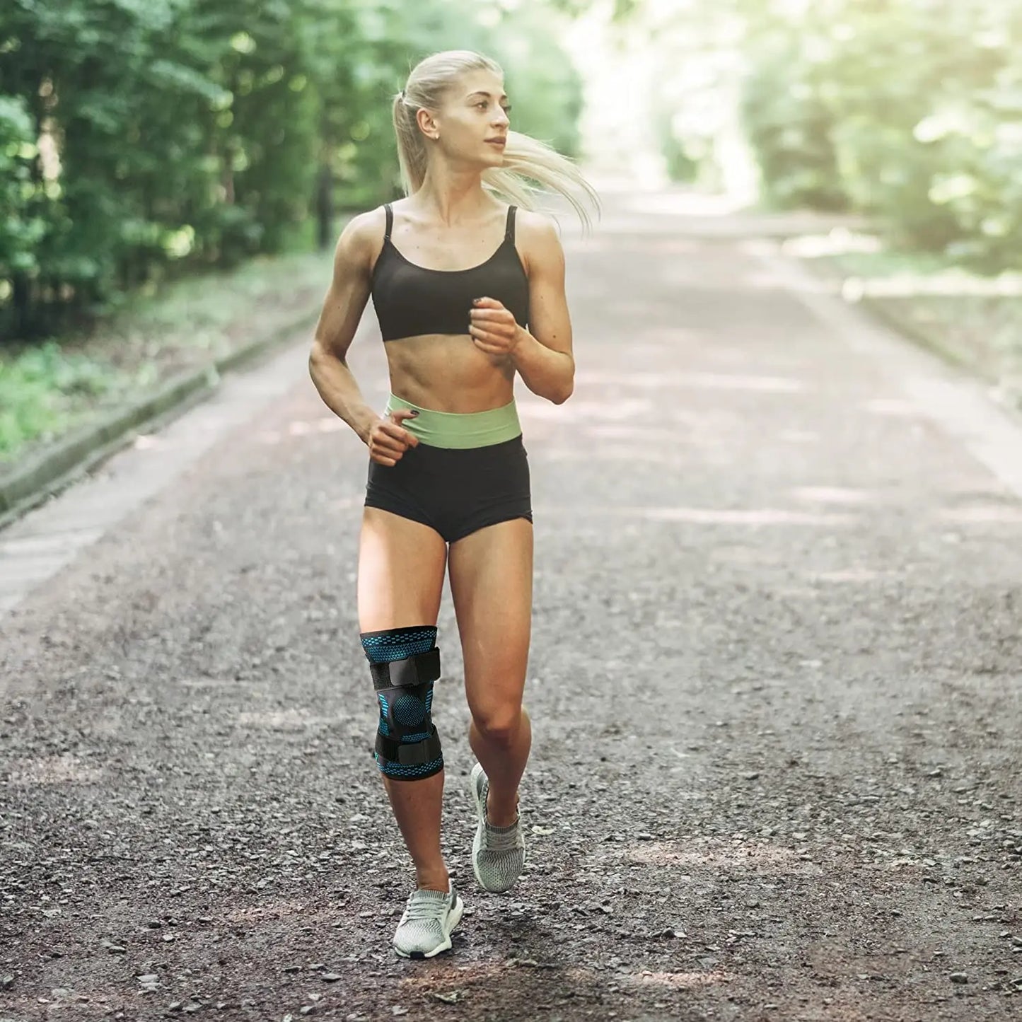 Knee Brace with Patella Gel Support & Side Stabilizers — For People Who Can't Afford to Be Off Their Feet